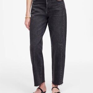 Madewell Pierced Barrel Leg Jean